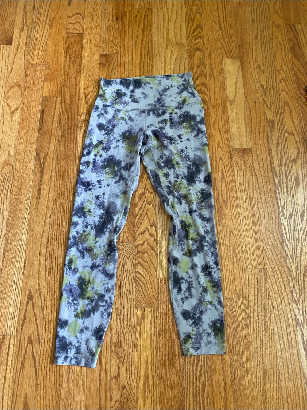Lululemon Align High-Rise Pant 25" Radial Tie Dye Mauve Grey Multi Size 6